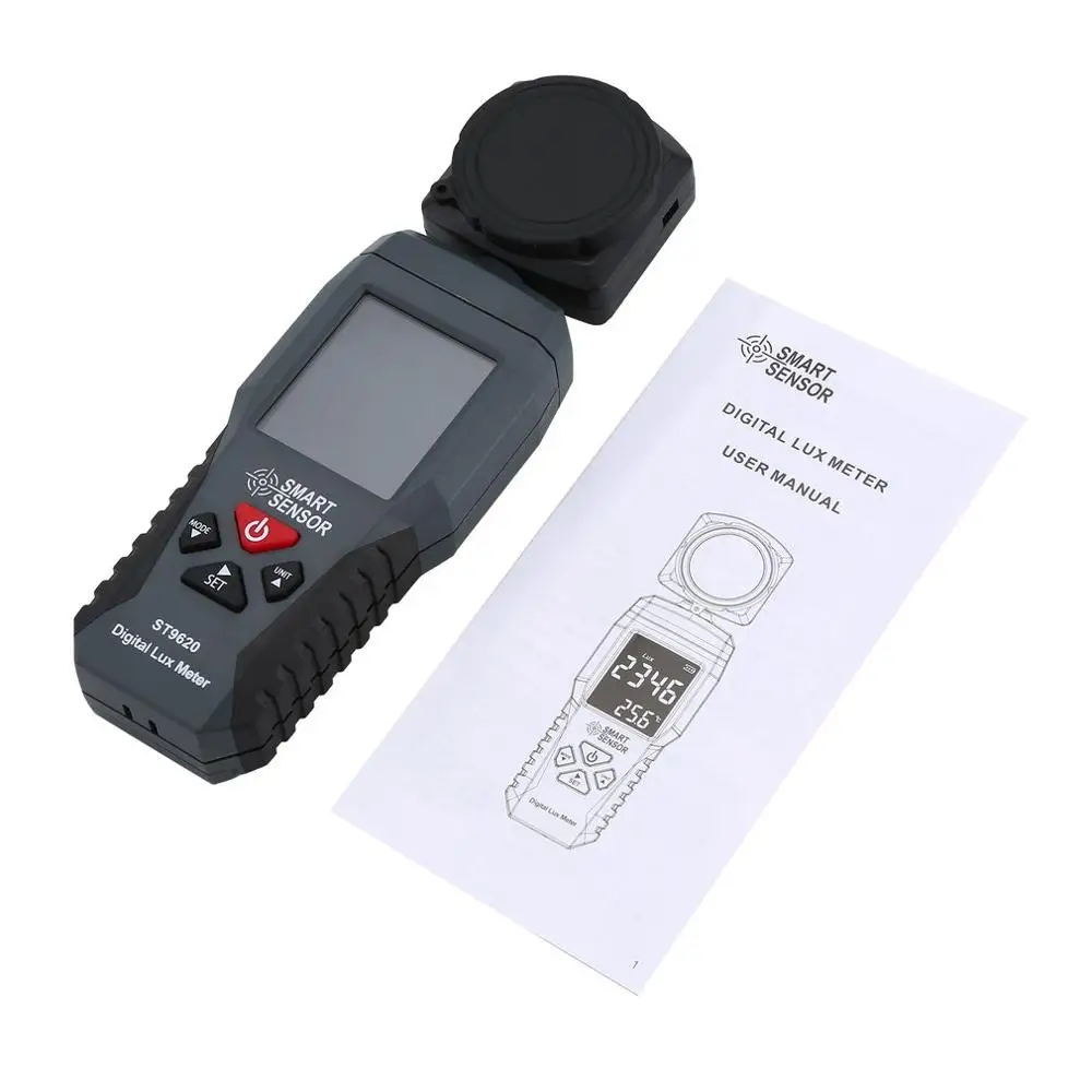 Digital High Low Alarm Luxmeter LightMeter Detector Luminometer