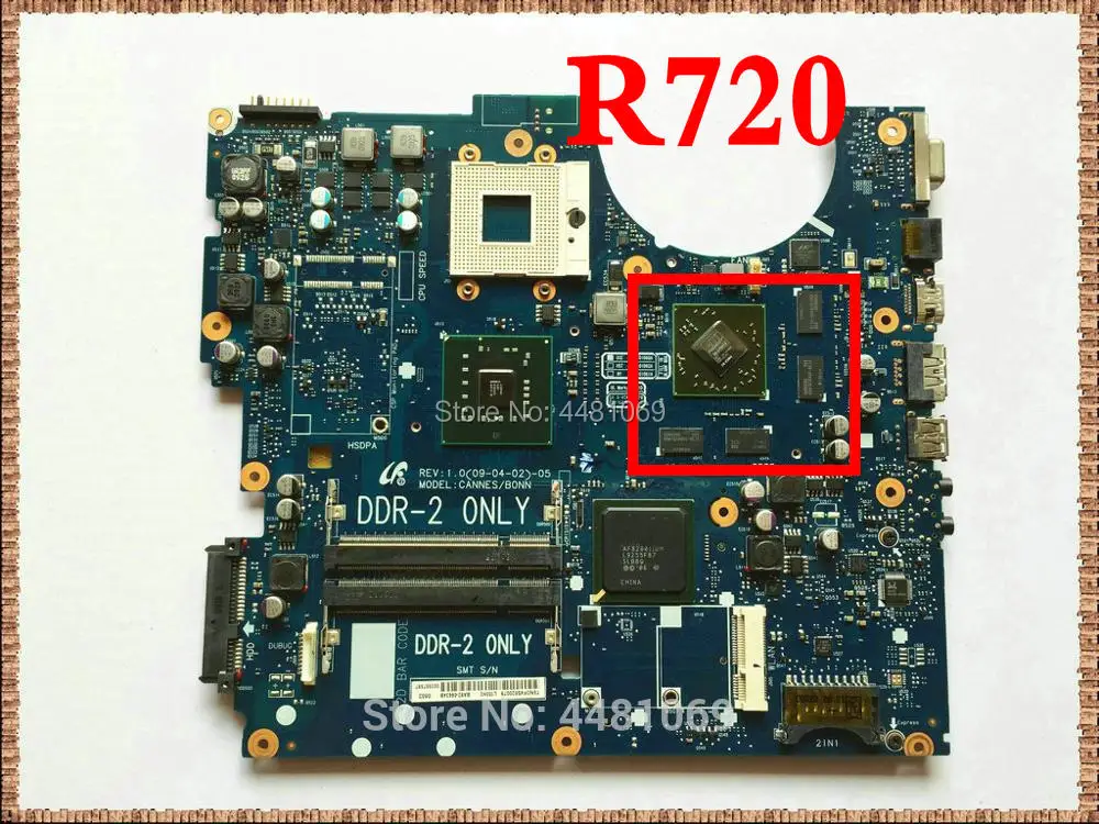 Задняя панель для ноутбука Samsung R720|Материнские платы ноутбуков| |