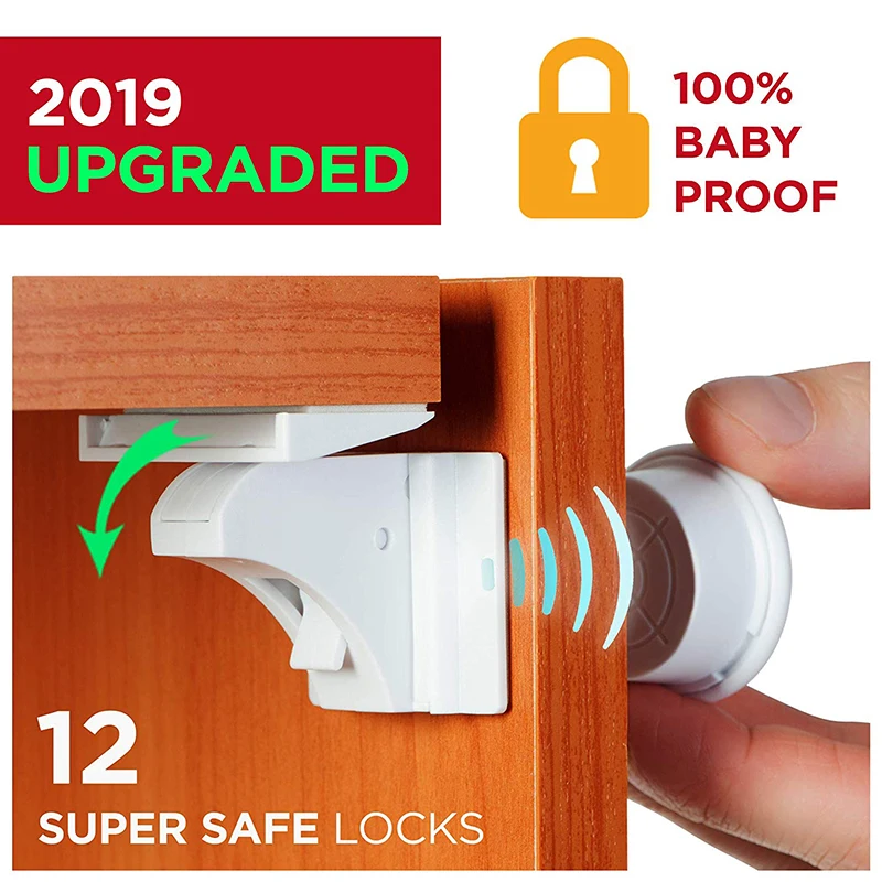 Magnetic Child Lock 4 12 Locks 1 3key Baby Safety Baby Protections