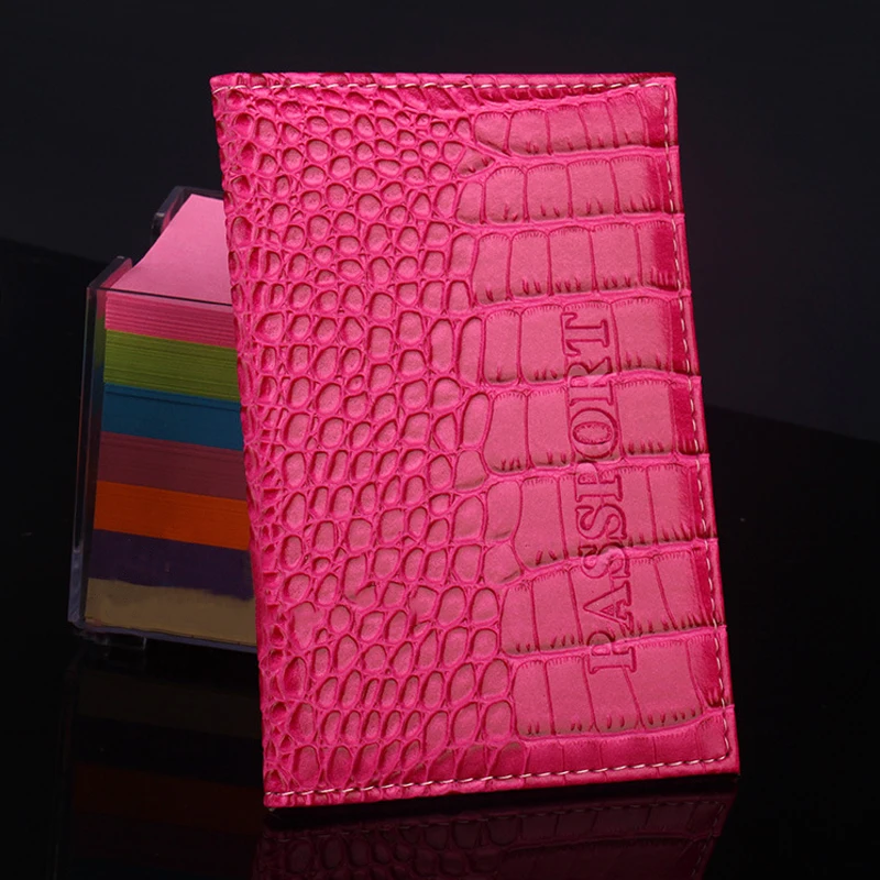PU Leather Crocodile Pattern Passport Covers Travel Wallet Passports Cover ID Card Holder Unisex Credit Case porte carte PU Leather Crocodile Pattern Passport Covers Travel Wallet Passports Cover ID Card Holder Unisex Credit Case porte carte