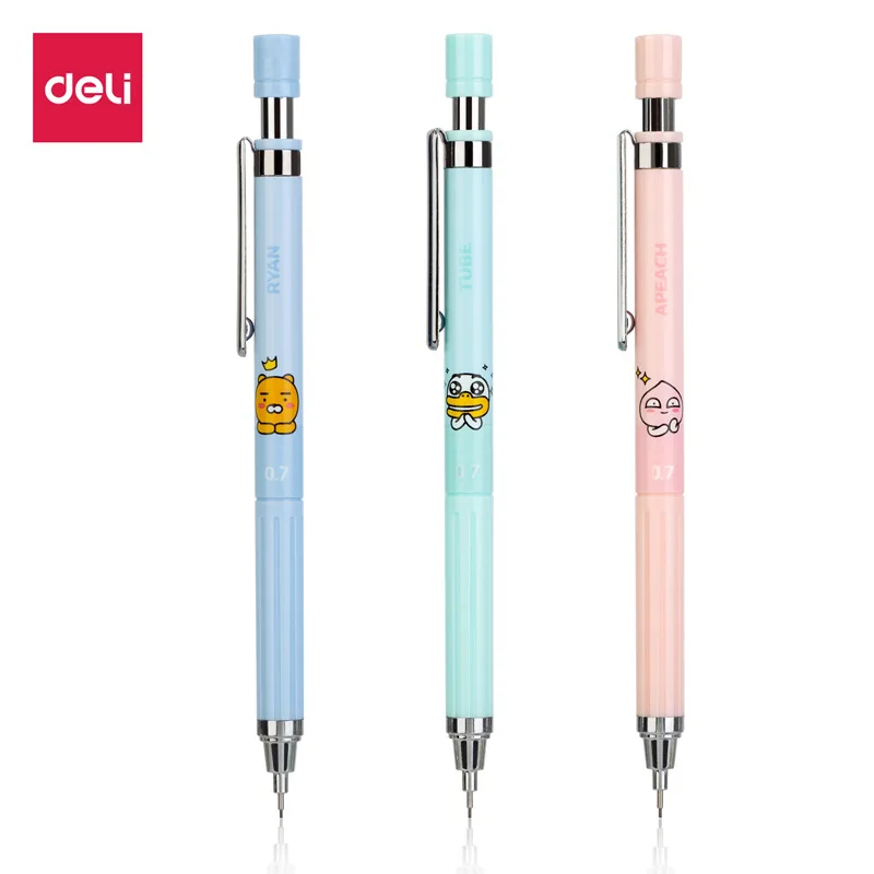 Deli Mechanical Pencil 0.5mm 36pcs Cute Kakao Lead Pencils for School