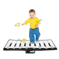 Детский многофункциональный коврик для фортепиано, музыкальный инструмент, одеяло, клавиатура, музыкальное танцевальное одеяло