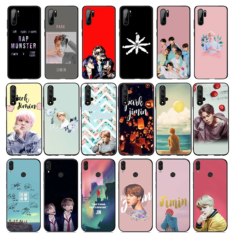 

Park Ji Min Jimin K Pop Soft Silicone Case for Huawei Honor 10 9X 9 8 8X Lite 7X 7C 7A 6A for Honor Note 10