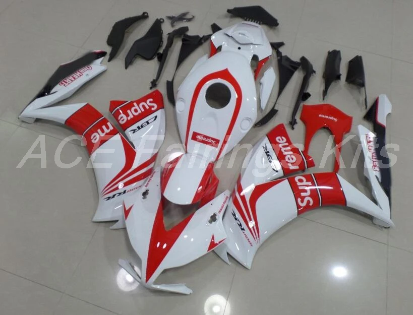 Впрыска ABS Полный обтекатели комплект подходит для HONDA CBR1000RR 2012 2013 15 16 CBR 1000RR 12-15 CBR1000 Обтекатель Набор красный белый