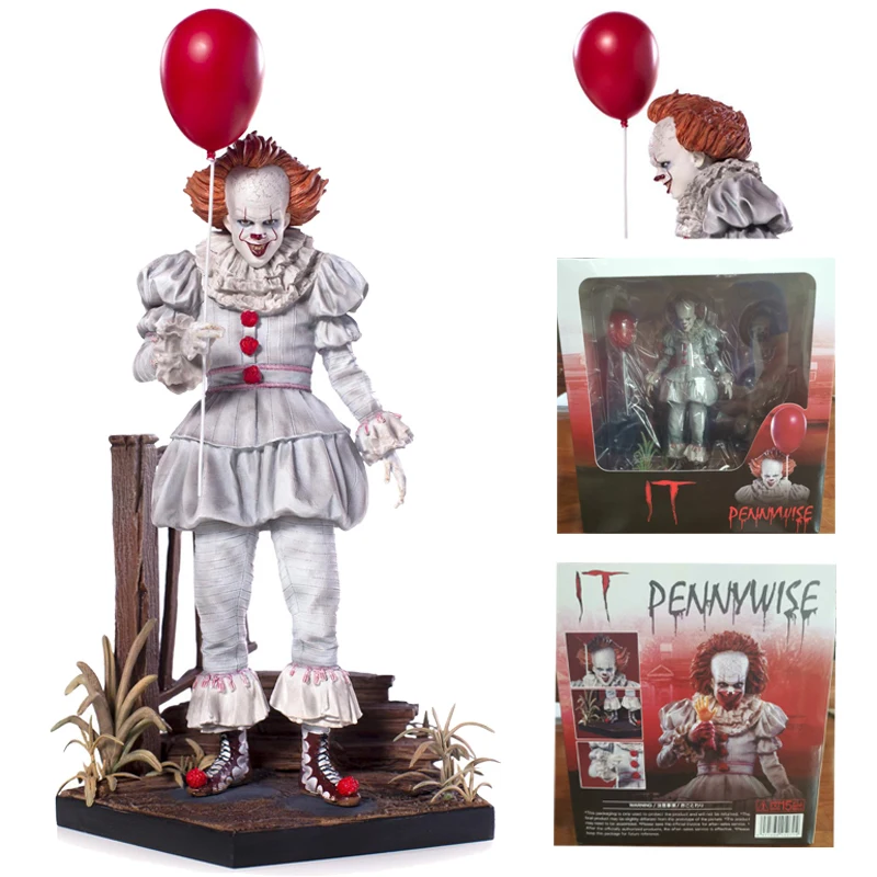 

IT Pennywise Figure IT Joker Stephen King's Iron Studios PVC Action Figure Collectible Model Toy