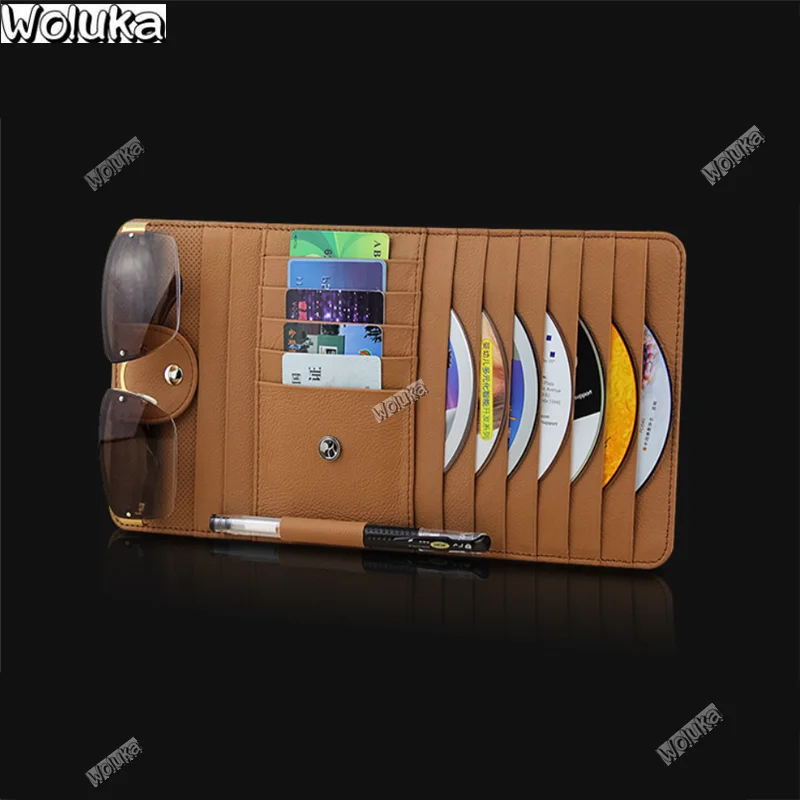 Автомобильный чехол для cd кожаный солнцезащитный козырек автомобильный