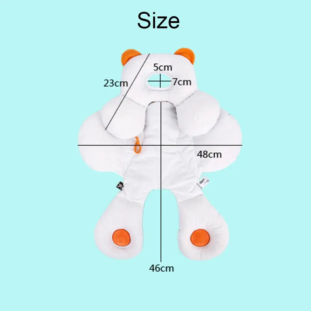 Мягкая Автомобильная подушка для детского сиденья макет головы, поддержка дивана, зимняя теплая прогулочная коляска, коврик, детское кресло-каталка для новорожденных