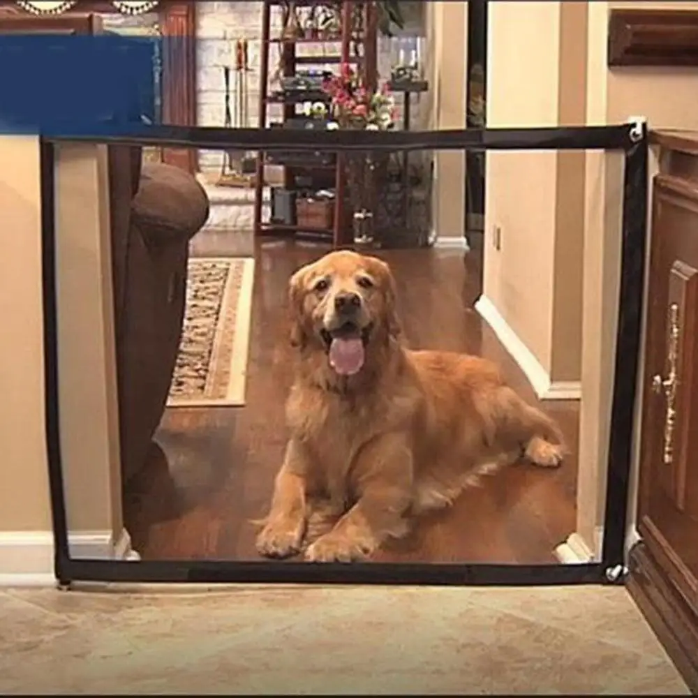 

Foldable Insulated Durable Safety Protection Guard Pet Gate Dog Fence Set Mesh With Hook Enclosure Net Portable Stair Cat