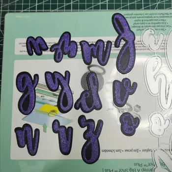 

Large Alphabet Die Cuts Large Size Metal Cutting Dies Stencils For DIY Scrapbooking Words Photo Album Decorative Embossing DIY