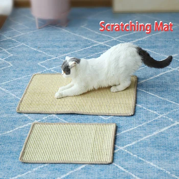 

Enviromental-Friendly Cat Scratch BoardCat Toy Durable Pet Scratcher Pad Bed Mat with Catnip Toy Claw Care Random Color