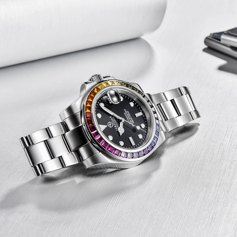 BERSIGAR Orologio per Gli Uomini Meccanico Automatico In Acciaio Inox  Orologio Da Polso Impermeabile 100M Business della Moda di Lusso Relogio  Masculino - AliExpress Watches