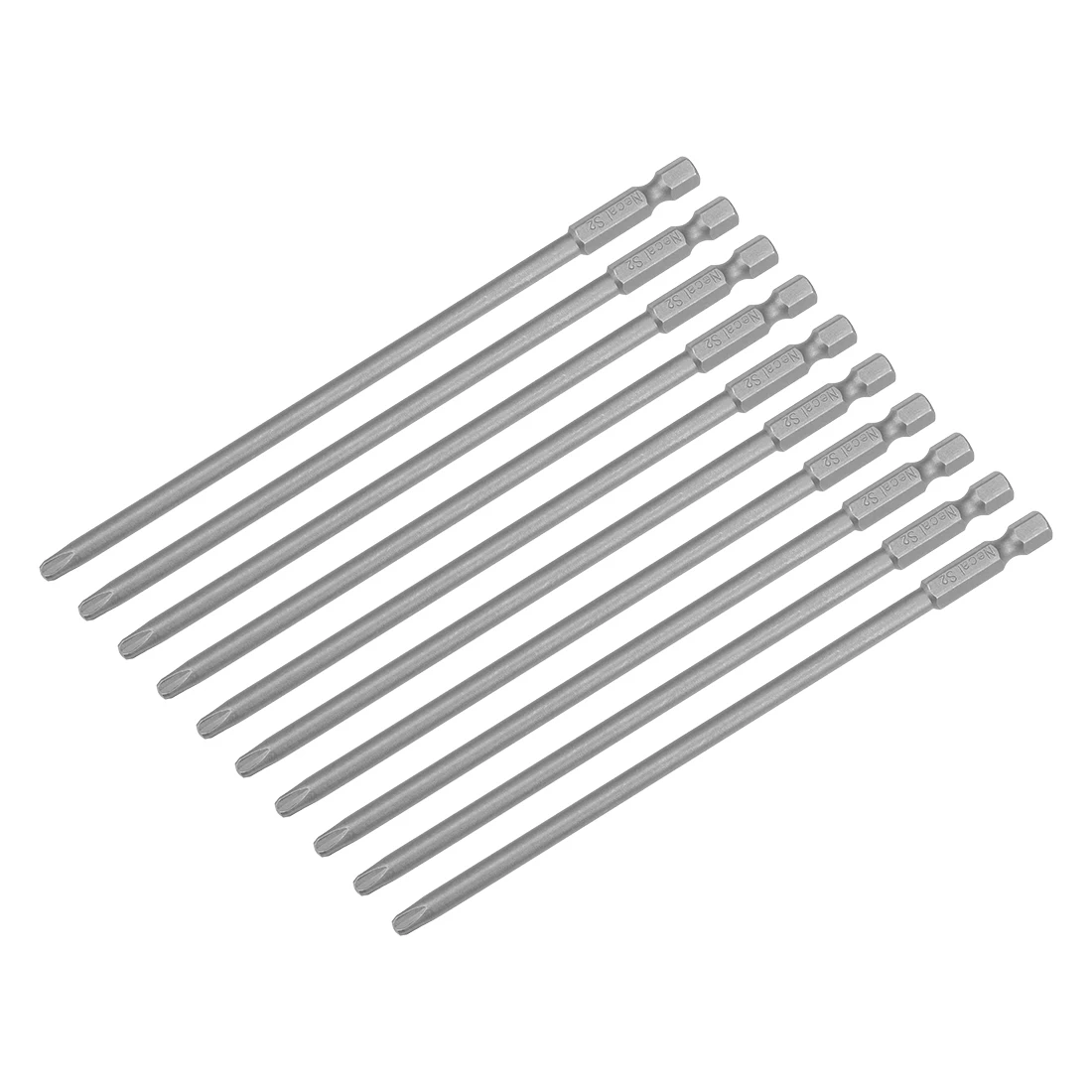 Uxcell 10 шт. Phillips биты 1/4 дюйма шестигранный хвостовик 150 мм Длина крест 5PH3 Магнитный драйвер S2 отвертка бит