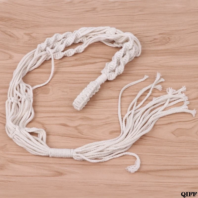 3 шт./компл. ручной работы Подвеска для растений из макраме для дома и улицы подвесная корзина цветочных горшков под заказ