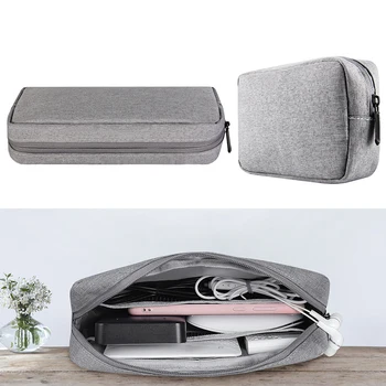 

Organizer Travel Storage Portable Digital Accessories Gadget Devices USB Cable Charger Storage Case Convenient Travel Cable Bag