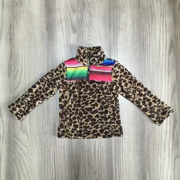 

mom daughter clothes children girls fall/winter raglans plush leopard top mum and daughter clothes