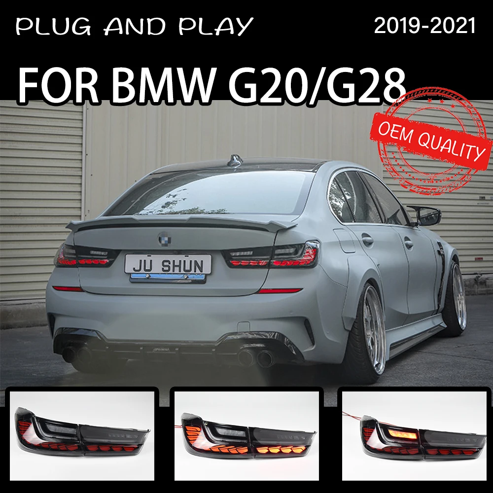 2019年式 BMW 3シリーズ G20 G28ABS製 艶だしブラック フロント フォグ