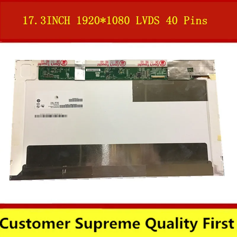 Светодиодный экран 17 3 дюйма B173HW02 V.0 V.1 LP173WF1 TLB2 TLA2 N173HGE-L21 B173HW01 V1 V0 1920*1080 40 контактов |