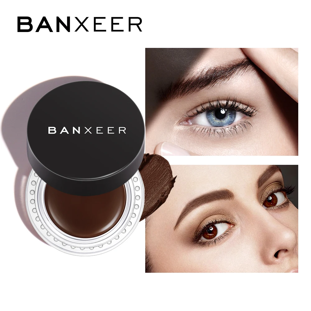 BANXEER макияж для бровей 4 цвета водостойкий гель для бровей коричневый крем для бровей с кистью натуральный устойчивая Косметика Макияж