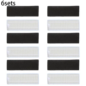 

6 Sets Filter Sponge For Silvercrest SSR1 Robot Vacuum Cleaner Accessories For Asthma Patients/allergic Patients/pet Families