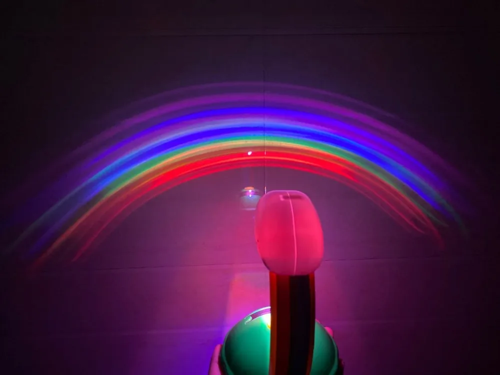 NEW LED Rainbow Light  Aurora Master Childrens Projector lamp 2