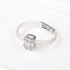 New Hot Sell Sweet Trendy Women's Ring Fashion Invisible Transparent  rope Square Zircon Rings Jewelry for Woman lady  Accessory 1