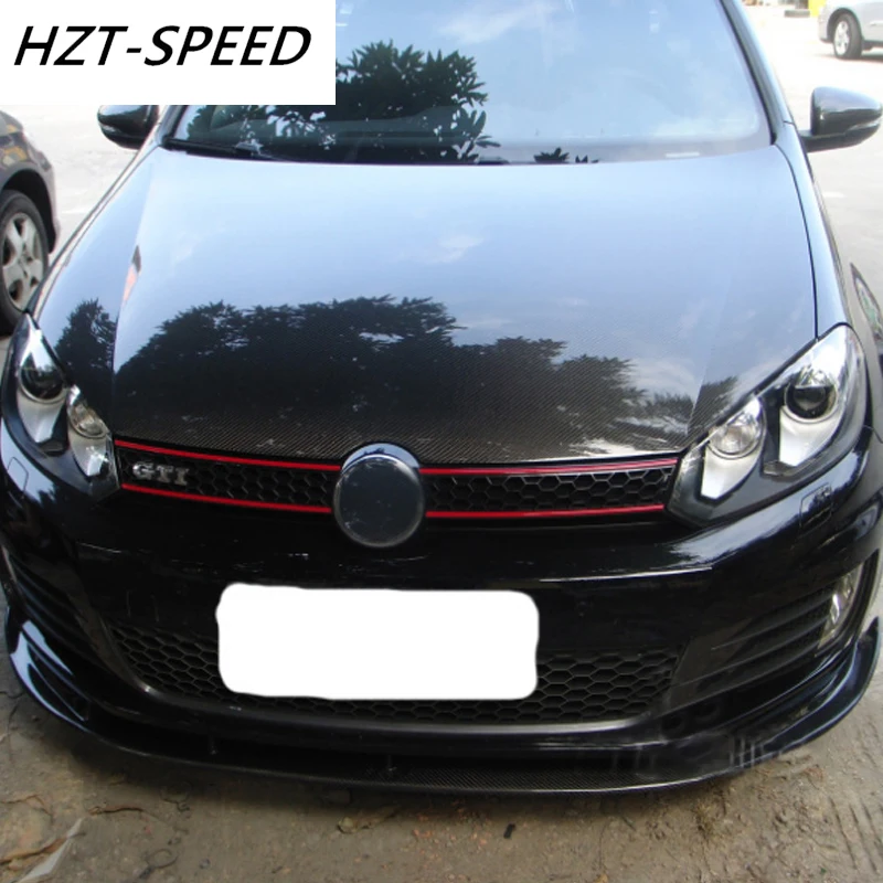 2010-2013 карбоновое волокно заднего бампера для VOLKSWAGEN GOLF 6GTI H2 style