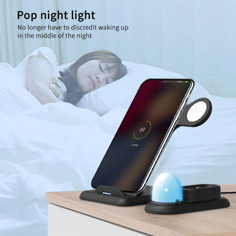 Neubiede Qi Wireless Charger Dock Station 4 in 1 