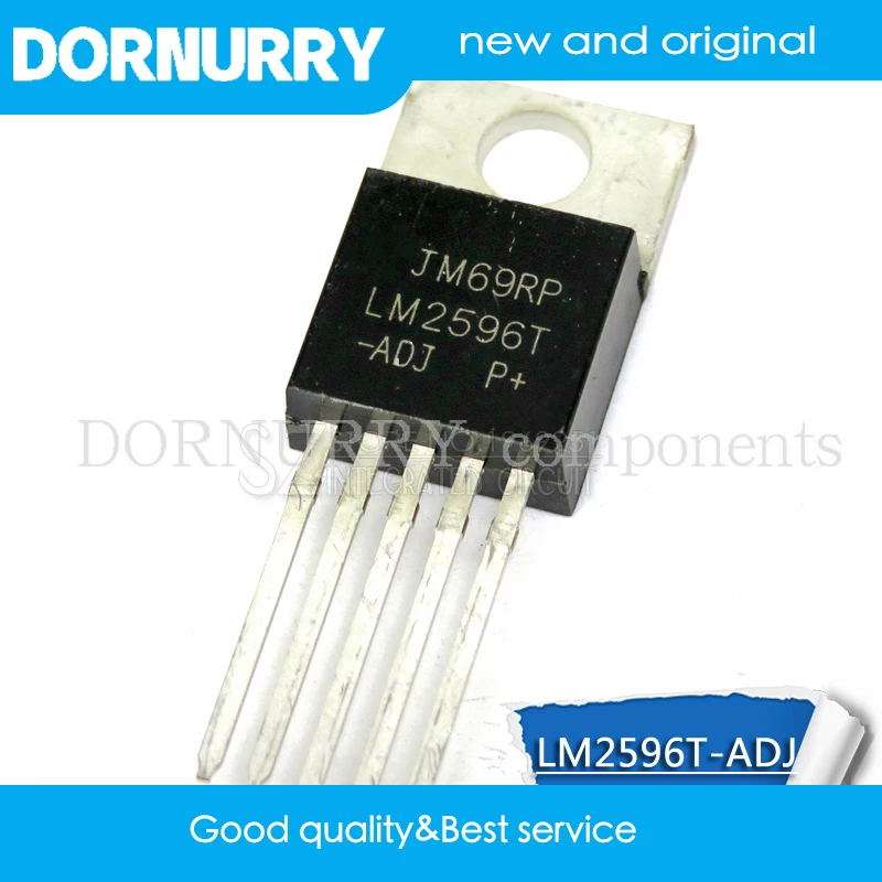 

10pcs/lot LM2596T-ADJ LM2596T LM2596 2596T-ADJ TO-220 new DORNURRY