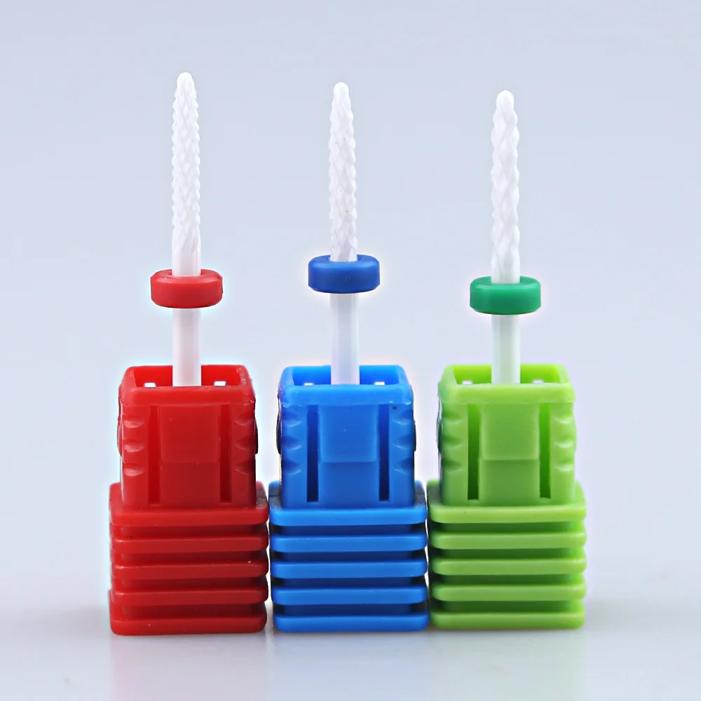 

Ceramic Cuticle Clean Burr Nail Drill Bit Rotary Mills Cutter Electric Manicure Pedicure Nail Drill Machine Accessories