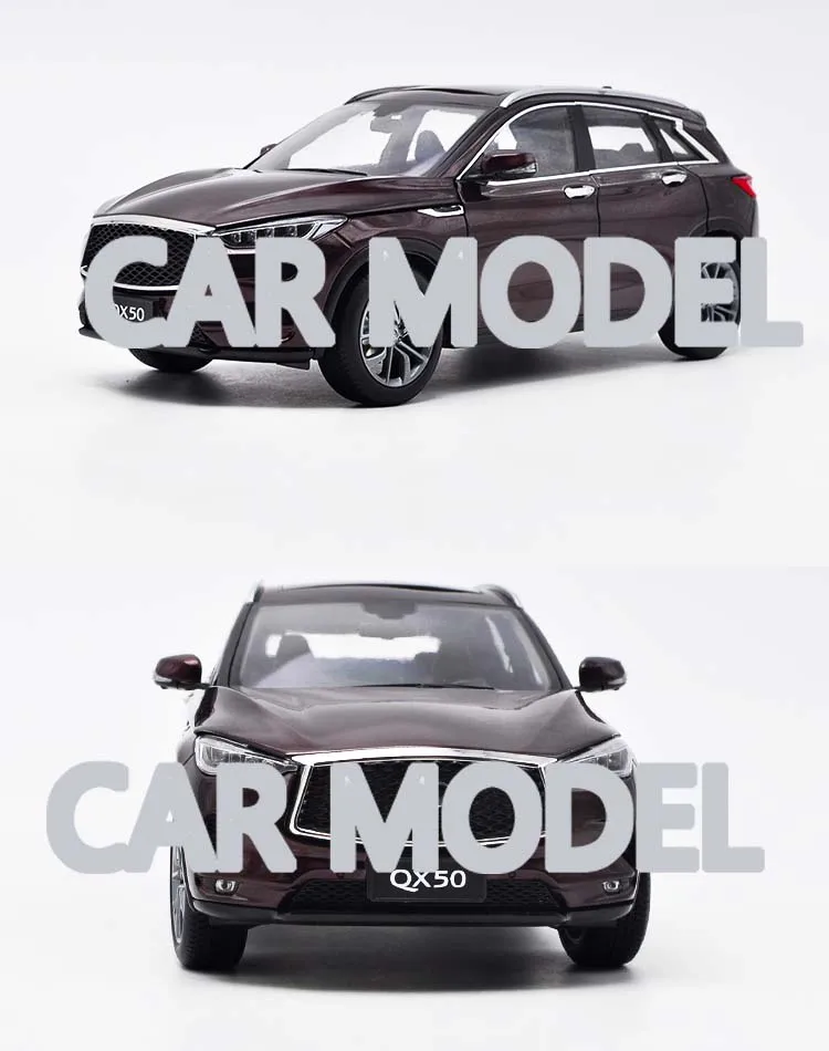 1:18 Масштаб сплава игрушечных автомобилей INFINITI QX50 модель автомобиля SUV детских игрушечных автомобилей оригинальные аутентичные Детские игрушки