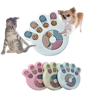 

Cat Slow Feeder Eating Bowl Pet Turntable Eating Bowl Puzzle Eating Toys Prevent Fast Eatin Training Slow Food Toy For Cats Dog