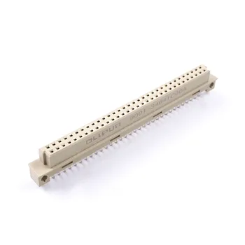 

5 pcs DIN 41612 Din Connector Dual Row 64 Positions Receptacle Female Sockets Right Angle Through Hole PCB Solder 2x32 Pin