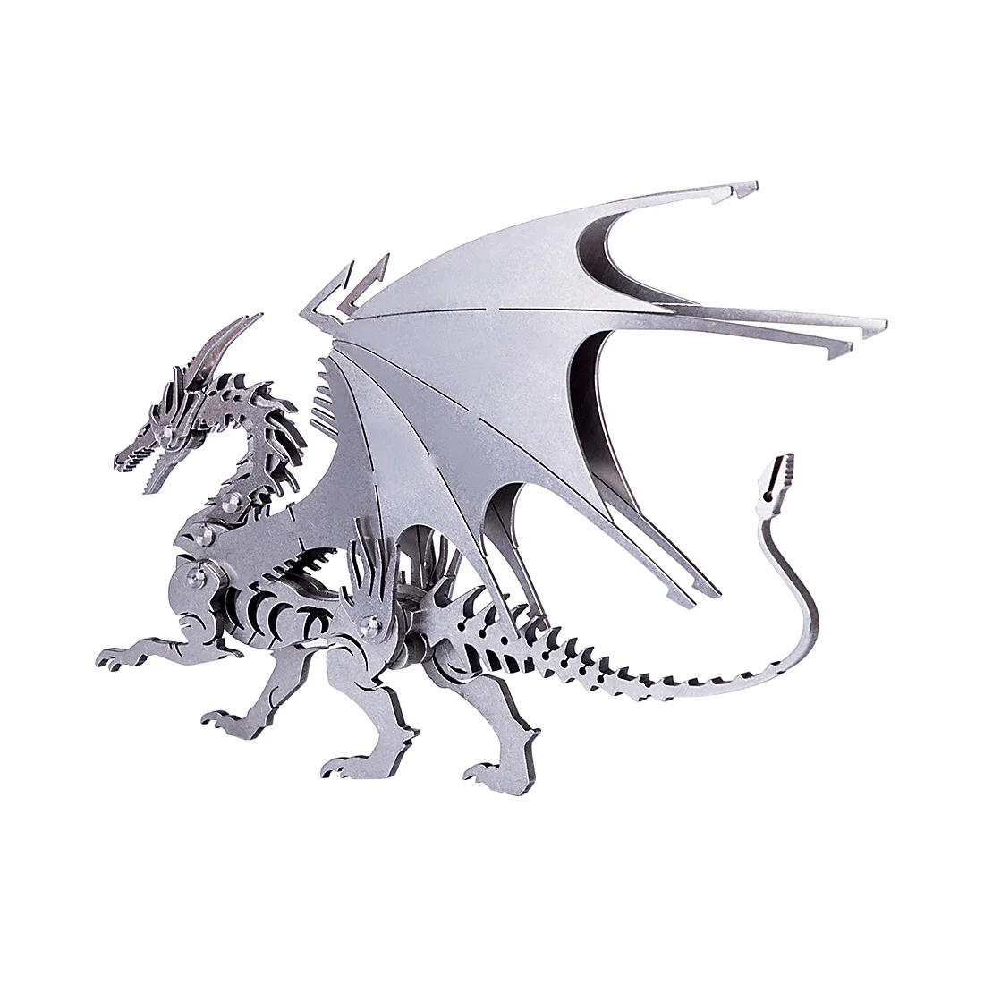 Пазл 3D из нержавеющей стали DIY сборная съемная модель дракона головоломка маленькие украшения домашний Декор рождественские подарки