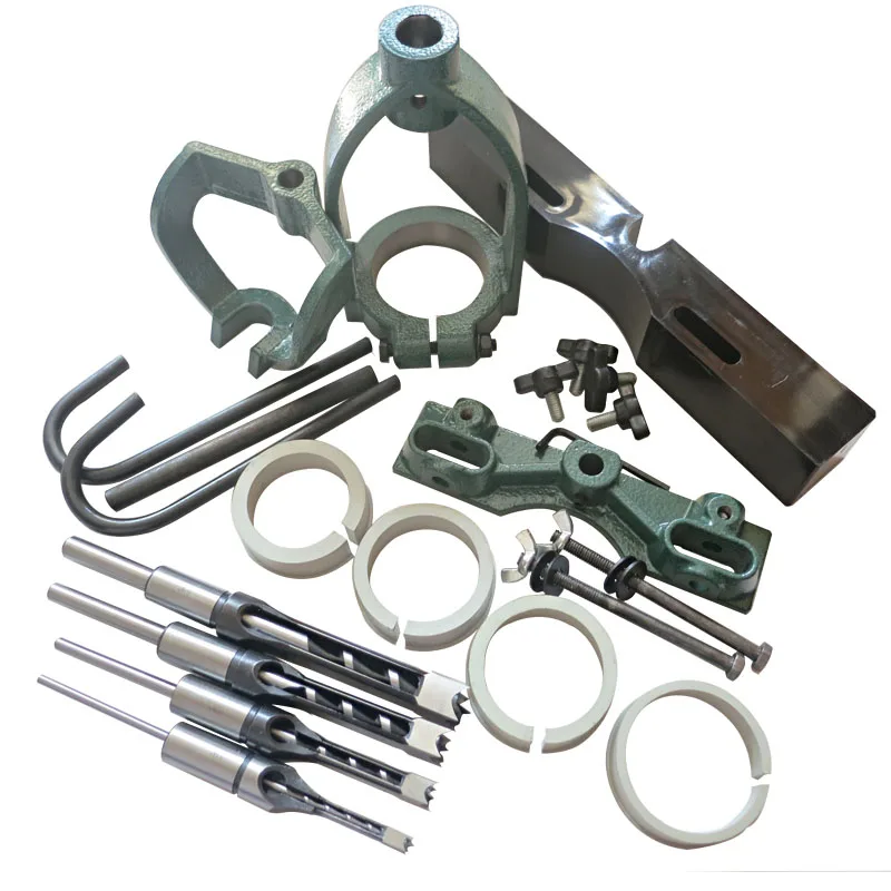 

Настольный шипорезный станок, набор аксессуаров для установки квадратных шипов