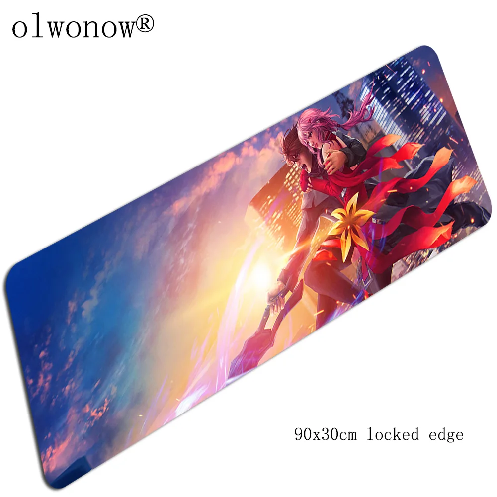 Guilty Crown коврик для мыши 900x300x3 мм большой коврик для мыши лучший игровой коврик для мыши для геймера милый Бестселлер коврик для мыши s Клавиатура - Цвет: Size 900x300x3mm