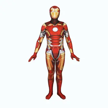 

Movie Iron Man Tony Stark Kostuum Cosplay Costume Christmas Kids Adult Superhero Bodysuit Suit Jumpsuits Rompers costume