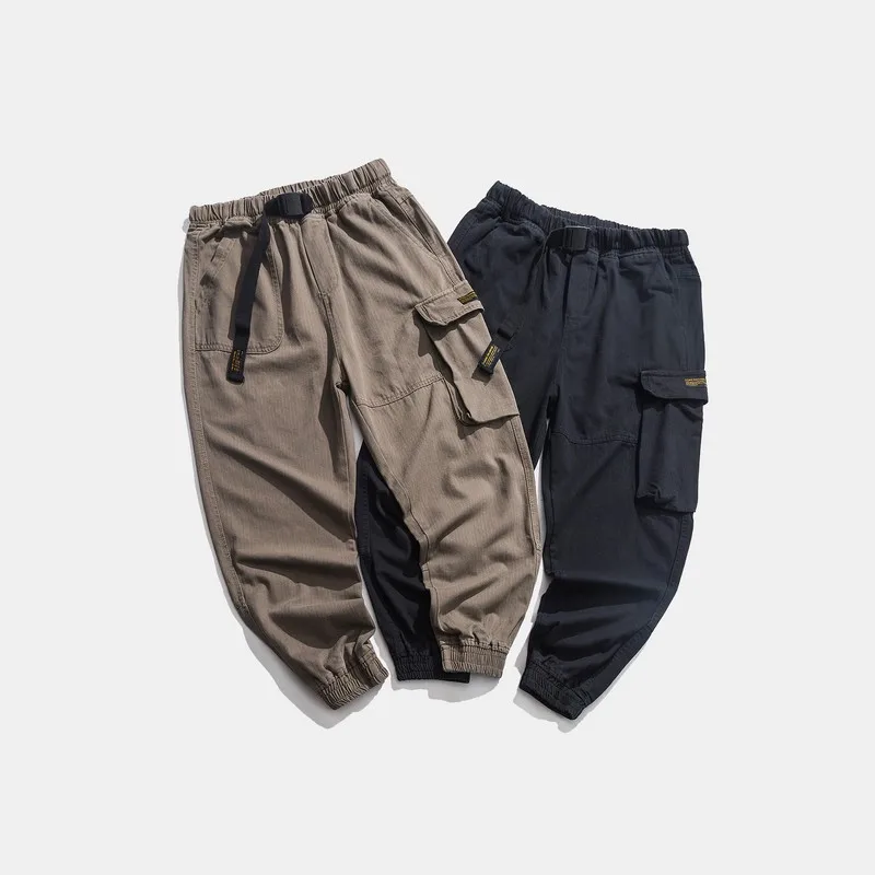 

Ancient Also Men'S Wear 2019 Autumn New Style Stereo Pocket Beam Leg Workwear Pants MEN'S Casual Pants Loose-Fit Skinny Pants