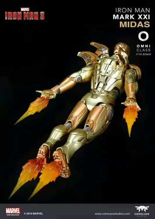 [ESTARTEK] Comicave 1/12 75% литой железный человек MK21 MIDAS 6 дюймов фигурка для фанатов хобби подарок
