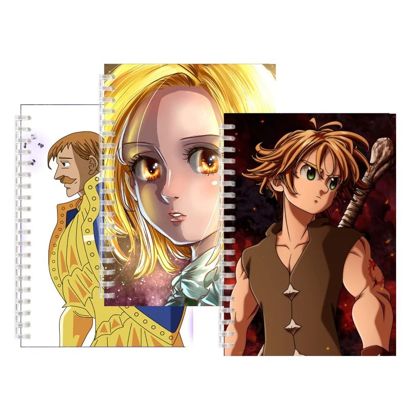 Seven Deadly Sins Anime Spiral Ring A5 Notebook Agenda Plan