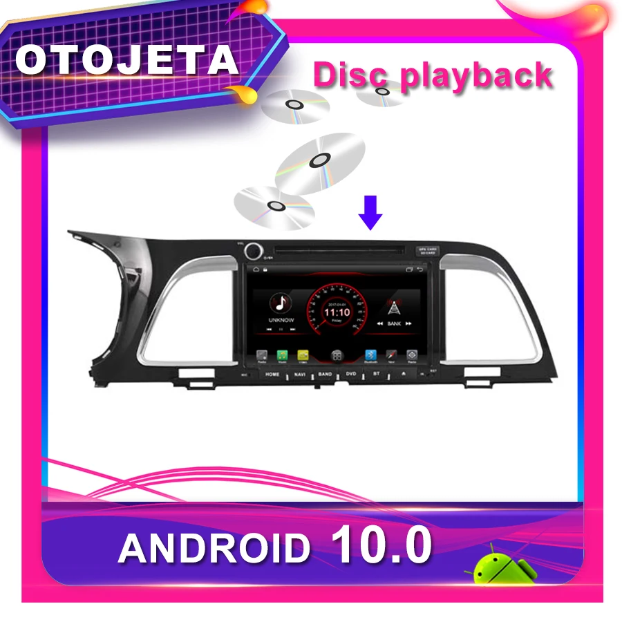 OTOJETA Автомобильный DVD Android 10,0 Автомобильный gps для KIA K4- 8 дюймов Автомобильный Радио мультимедийная лента рекордер bluetooth навигация