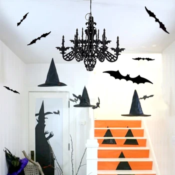 

Haunted House For Halloween Wall Decoration Set Multifunction Club Festival Bar Party Ceiling Hanging Indoor Outdoor Living Room