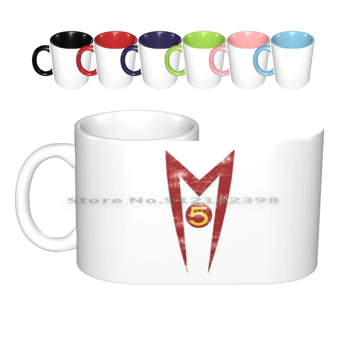 Mach 5 Tazze In Ceramica Tazze Da Caffè Tazza Da Tè Al Latte Go X Racer X Mach 5 Mach Five Mifune Anime Racing Car Chiim Chiim Cartoon Mach 5