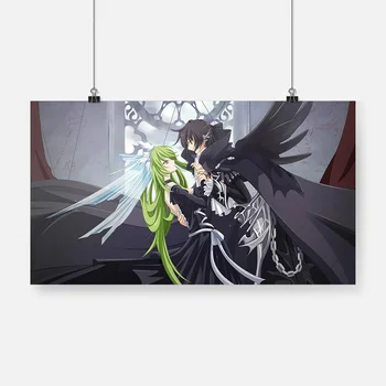 

Code Geass Lelouch vi Britannia C.C Poster Canvas Painting Wall Art Decor Living Room Bedroom Study Home Decoration Prints