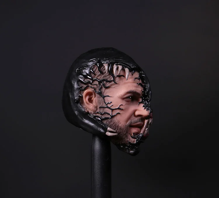 Игрушки Era 1/6 Eddie Tom Hardy Симбиотическая двойная голова скульптура для 12 дюймов фигурка хобби подарок DIY