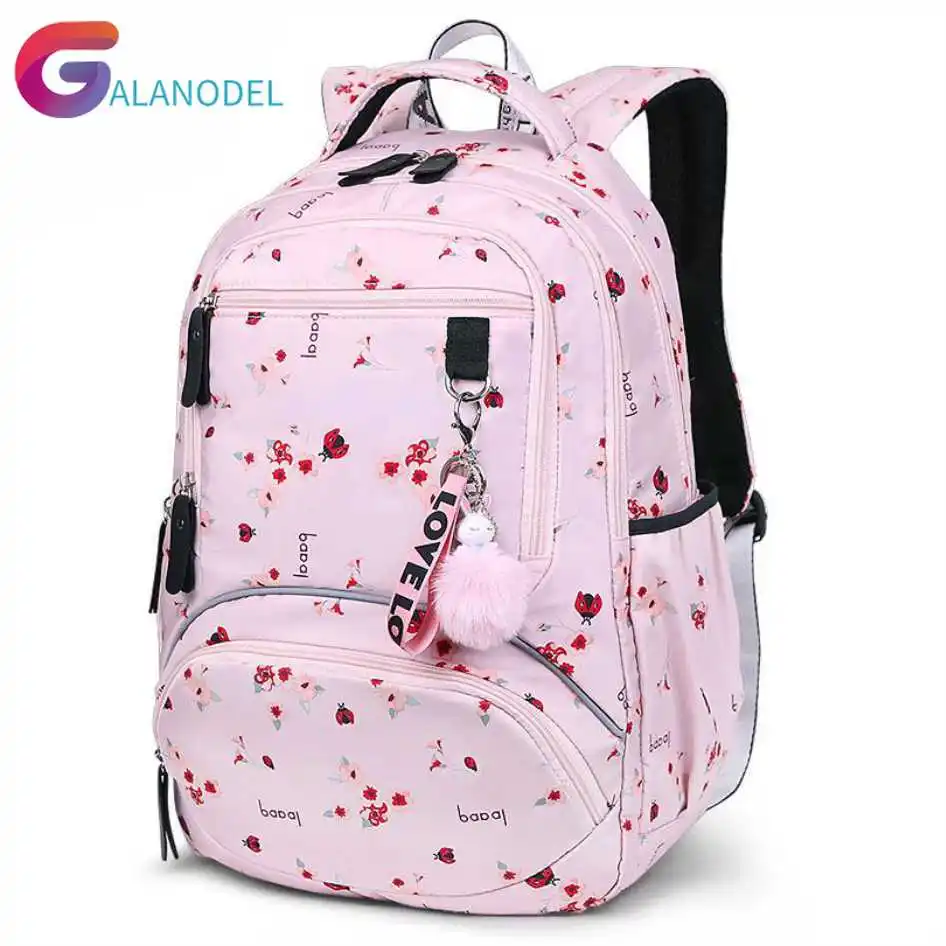 

Primary School Book Bags for Teenage Girls Kids New Large Schoolbag Cute Student School Backpack Printed Waterproof Bagpack