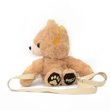 Женская сумка через плечо, уличная брендовая сумка с медведем, сумка через плечо, милая плюшевая сумка, сумка для девочек