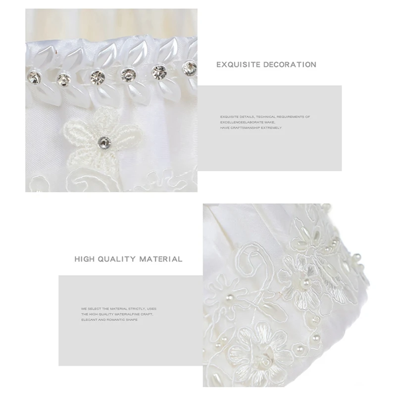 Lace Flower Girl Basket Decorative Flower Basket For Western Style Wedding Ceremony Party Supplies