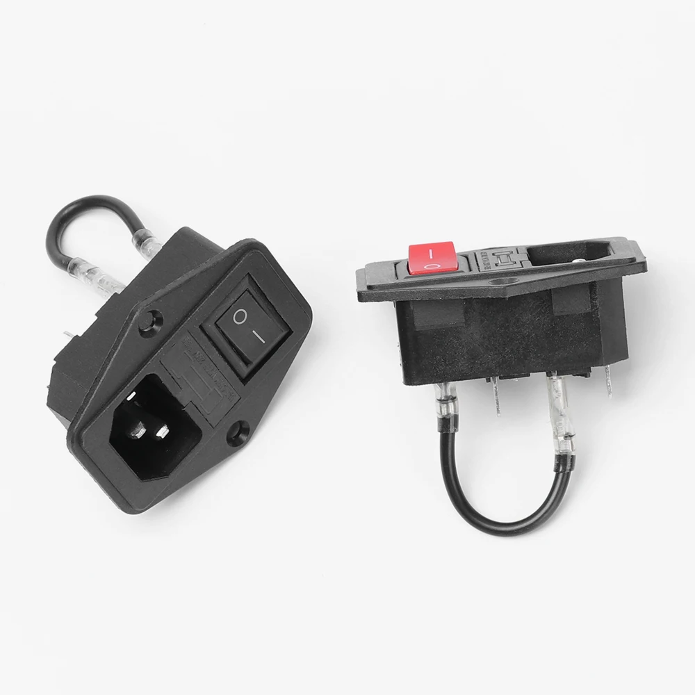 10 А 220 В AC Розетка питания три-контактный разъем 3d принтер DIY аксессуары продукт с тройным переключателем безопасности Розетка Электропитание