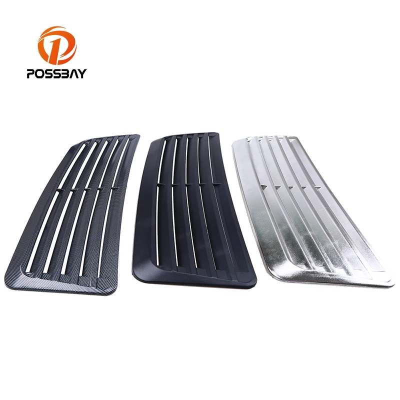 

Silver /Black/Imitation Carbon Fiber Universal Auto Car Air Intake Flow Hood Vent Fender Grille Decoration Stickers And Decals
