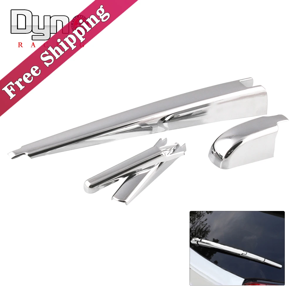 

Rear Windshield Wipers Arm Blade Cover Trim Sticker ABS Chrome Accessories For Toyota C-HR CHR 2016 2017 2018 2019